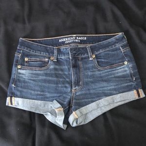 American Eagle Darkwash Jean shorts